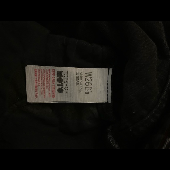 topshop wide leg capri jeans - Picture 2 of 2